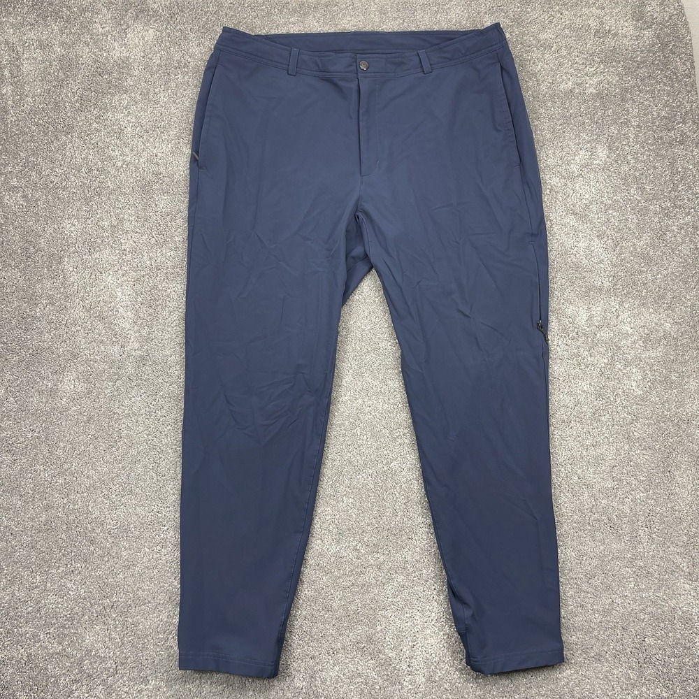 Mack Weldon Pants Mens 2XL Blue Radius Flex Joggers Athletic